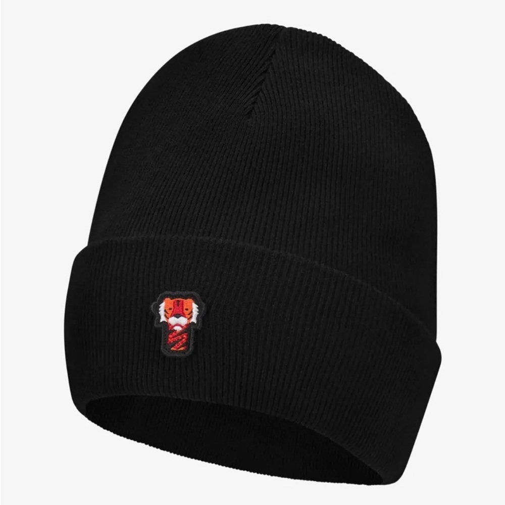 Nike Golf Limited Tiger Woods “Frank”  Beanie Ski Cap  Hat Black RARE NEW
